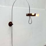 Mid-Century Modern Italian Space Arc Spider Wall Lamp by Joe Colombo for Oluce, 1960s