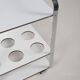 Italian postmodern serving trolley with sleek design, 1980s