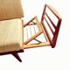 Vintage convertible Knoll Antimott corner sofa, daybed, 1960s