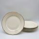 6 Assiettes plates Anciennes Estampillées « Villeroy & Boch ».