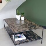 Industrial coffee table
