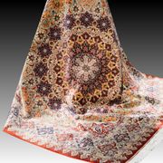 Egyptian Oriental Rug: 2.00 x 2.00 Meters - Pure Silk - Handmade