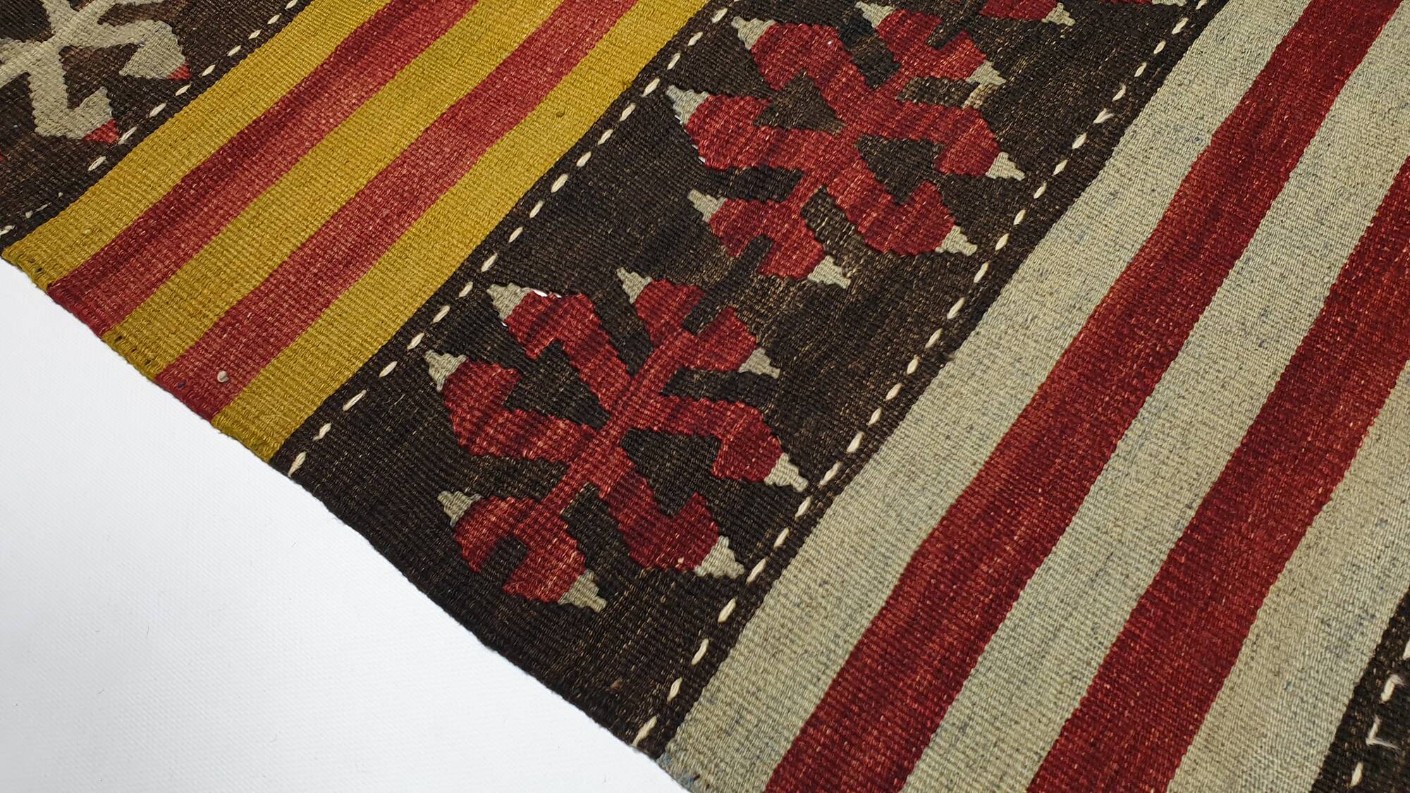 Turkish kilim rug, 324x0.87 cm, MYK-820