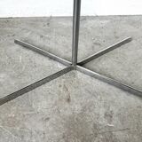 Transparent acrylic and chrome side table, 1970s design.