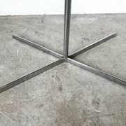 Table d'appoint en acrylique transparent et chrome, années 70