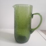 Pichet en verre craquelé