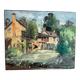 Painting "The Queen's Hamlet" - Versailles, signed