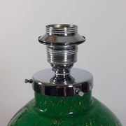 Pair of chrome glass table lamps Ikora WMF Art Deco Karl Wiedmann 1930