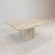 Italian travertine coffee table, 1980's