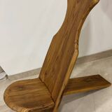African chair in solid oak
