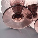 3 Biot stamped water glasses