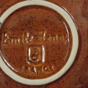 Set of 2 serving dishes Emile Henry Brown Coquille St Jacques 4642