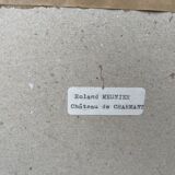 Tableau XIX portrait de femme cadre bois doré