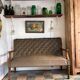 Banquette en velours