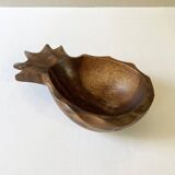 Wooden pocket tray, pineapple shape