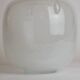 Murano glass vase "Pulegoso" in the shape of an amphora, with scroll handles, signed Seguso Vetri d'Arte.