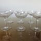 6 Baccarat champagne glasses "Molière" model