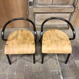 Pair of children's chairs Mullca 300 model