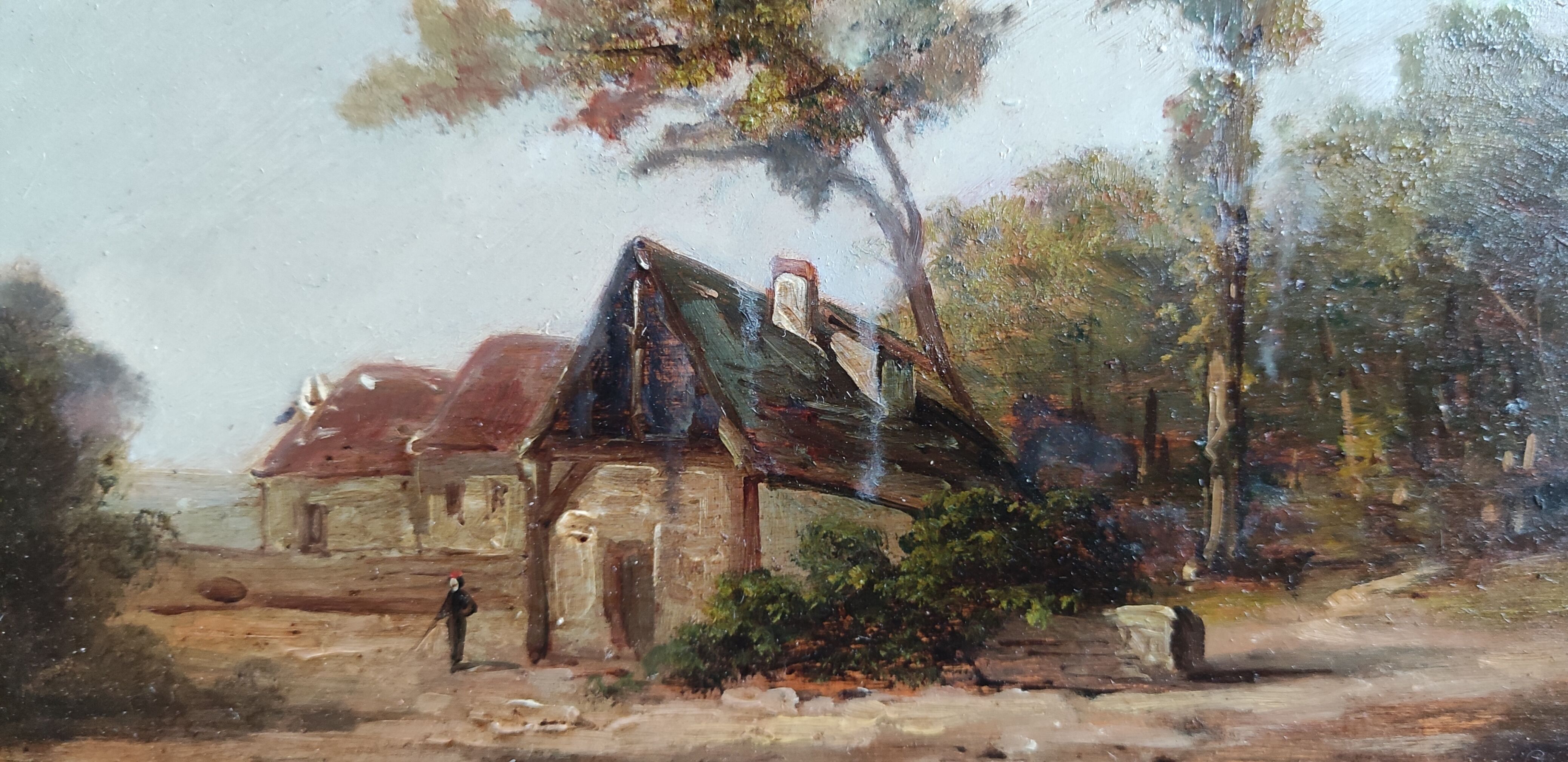 Pair of old paintings