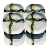 Lunéville - set of 6 large plates