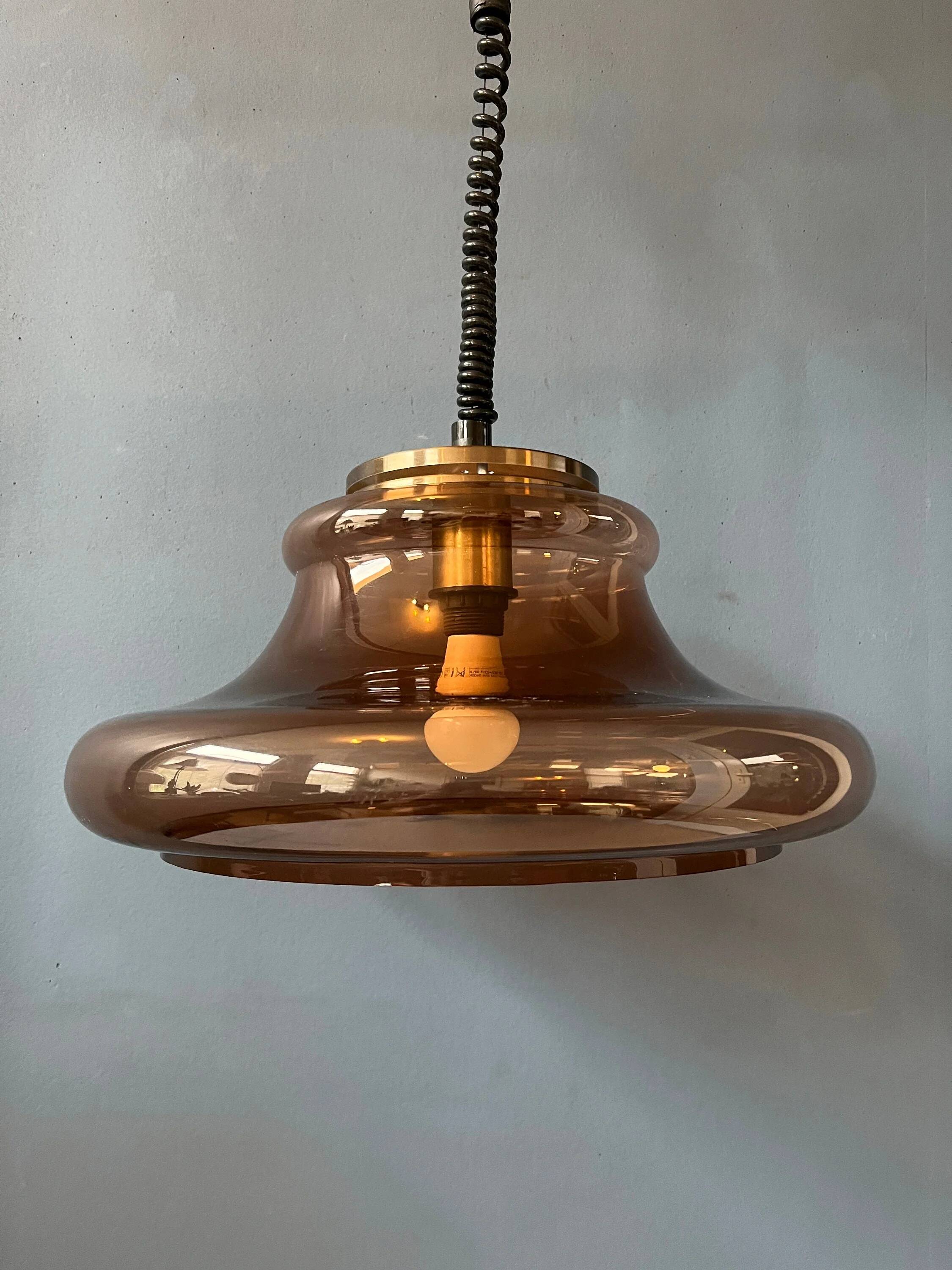 Suspension Space Age by Herda / vintage mid-century ceiling lamp