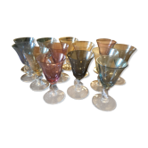 13 liquor glasses