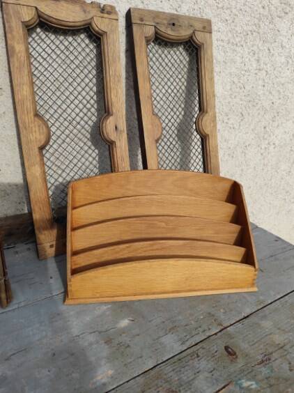 Wooden letter sorter mail box