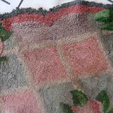 Handmade American vintage rug 90cm x 115cm 1960s