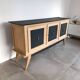 Cabinet from the 50s in solid oak signed FNA N° 0049