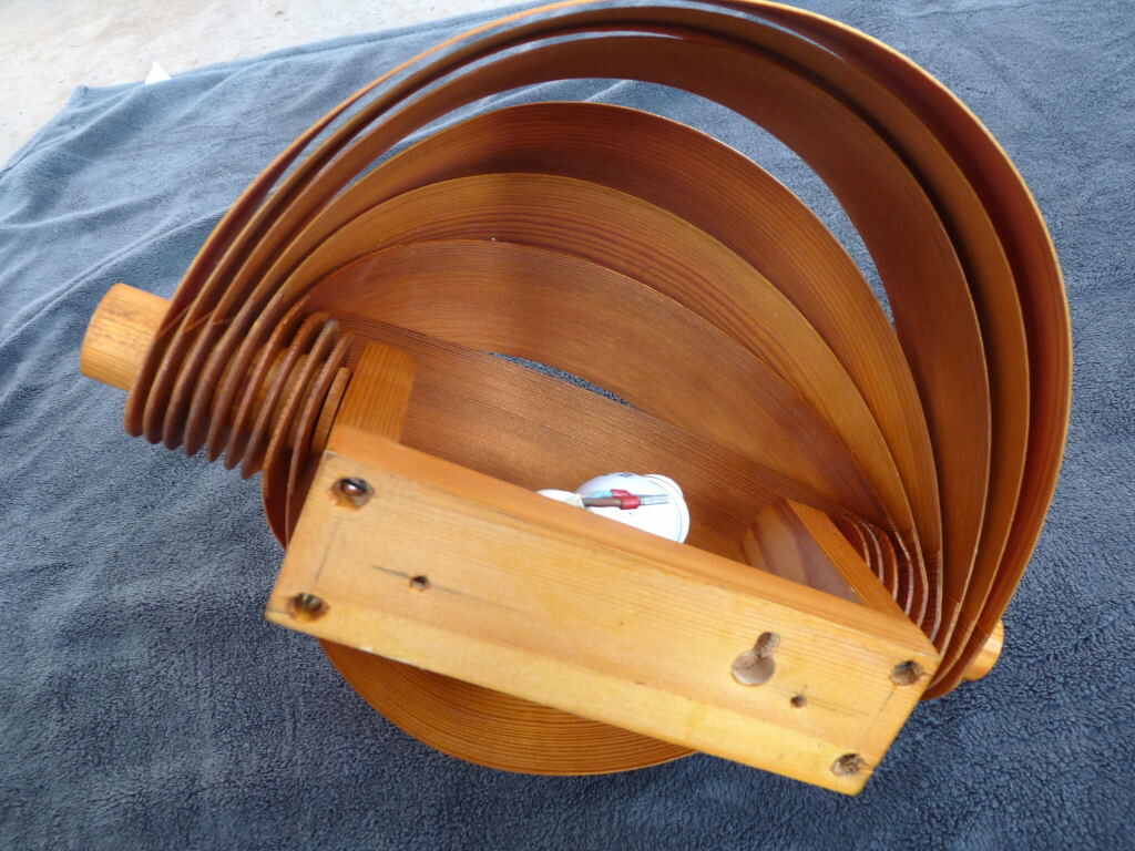 Scandinavian wooden applique Hans Agne Jakobsson 1960s