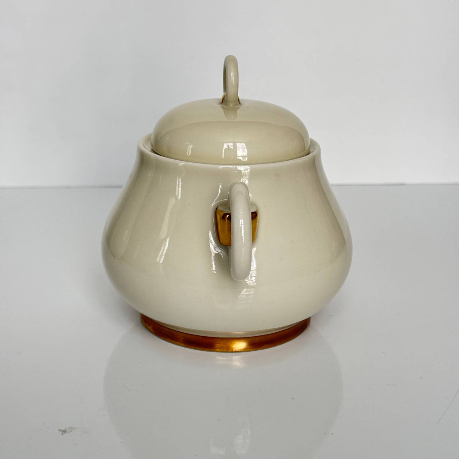 Art Deco style coffee and tea service, Ruhlmann model, Maison Vignaud, Limoges