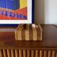 Mid-century wood ashtray / bowl, Italy ca. 1970