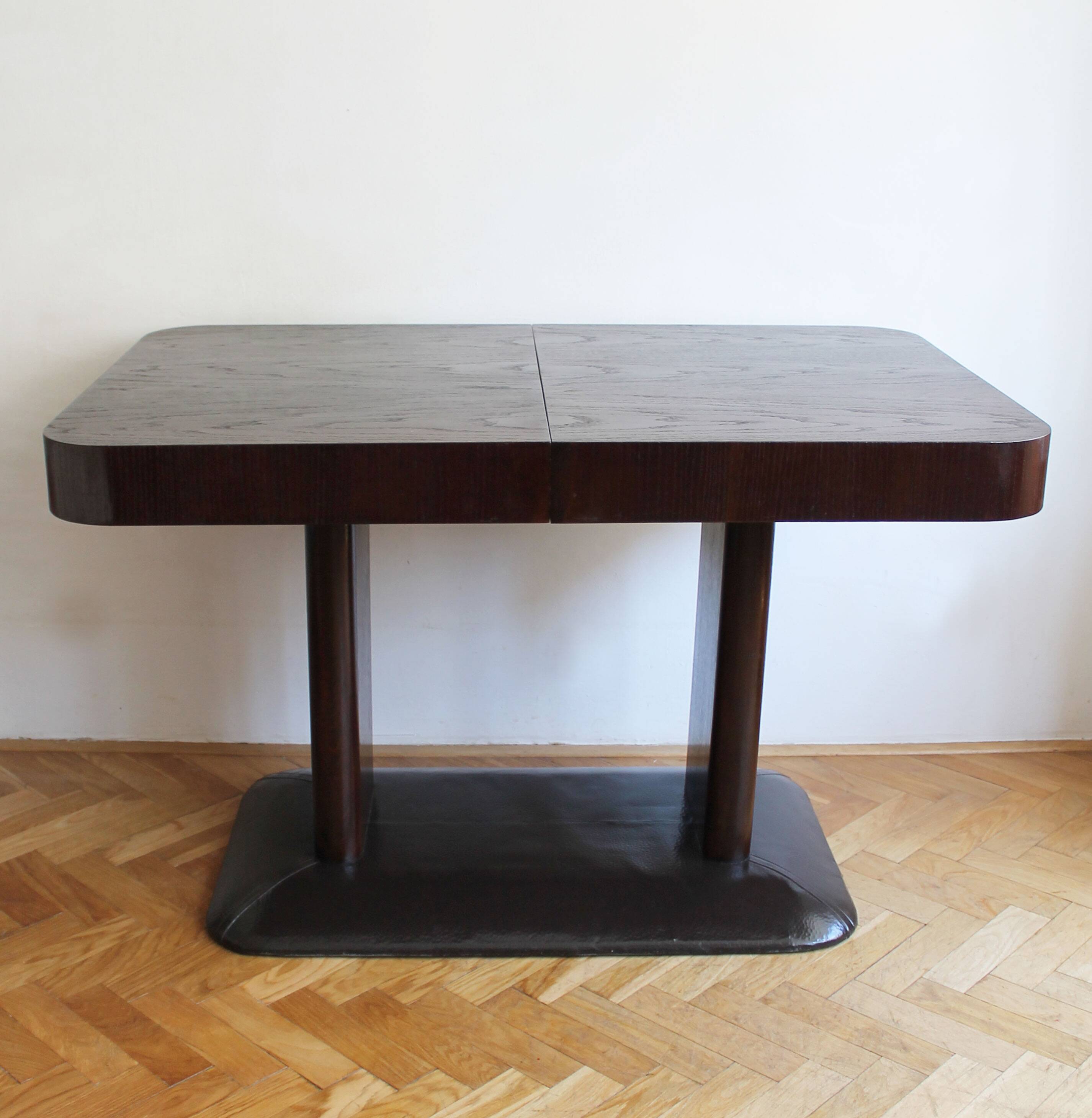 UP Brno Extendable Dining Table by Jindrich Halabala, 1930s