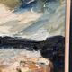 Swedish Oil on Panel “Abstract” by G. Hulten Signed Vintage & Framed 35×24cm