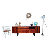 Vintage sideboard TV/hifi cabinet in rosewood 1960s