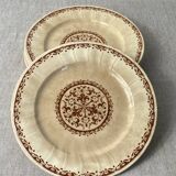 6 Gien iron earthenware plates