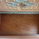 Wicker/rattan/wood chest of drawers
