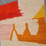 Azilal handmade handwoven rug size 150 x 250 cm