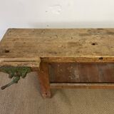 Old wooden workbench