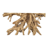 Teak root console
