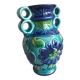 Vintage German vase with floral decoration.