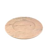 Pink marble centerpiece / tray, up&up italy, 1970s