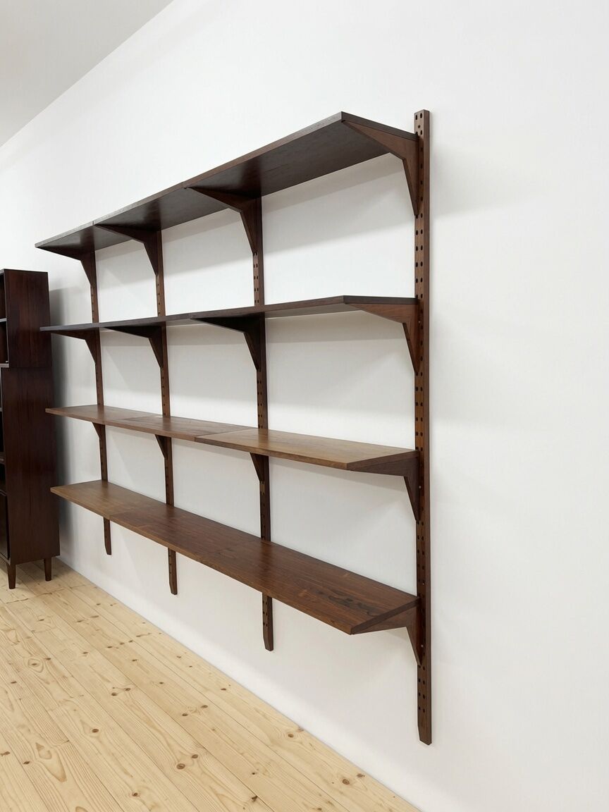 Poul Cadovius Royal System – Rosewood Modular Wall Shelving