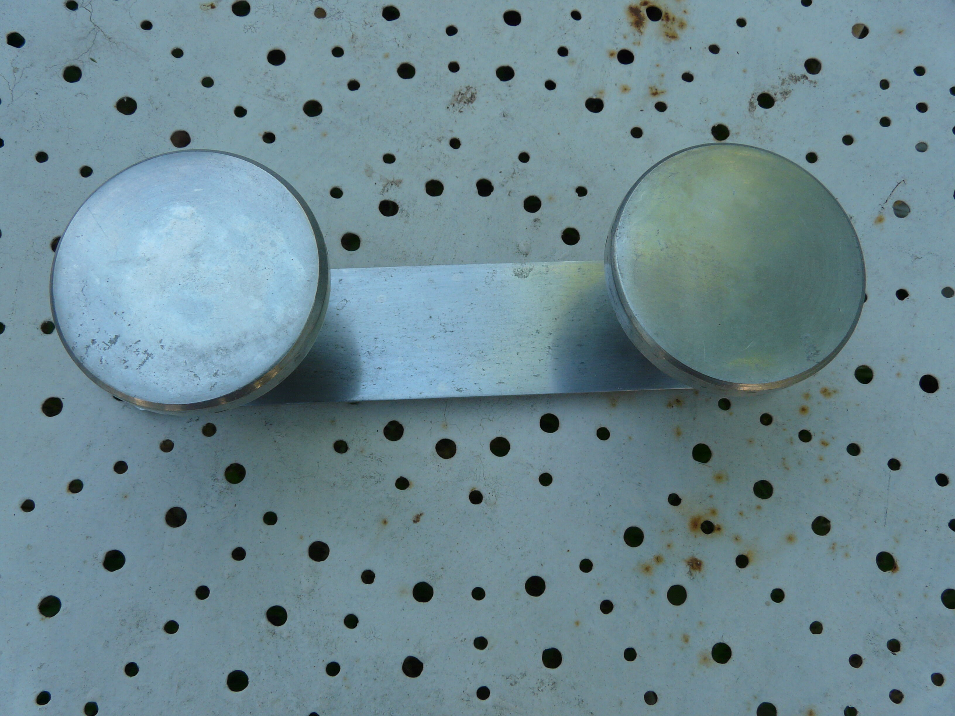 Wall coat rack metal 2 hooks