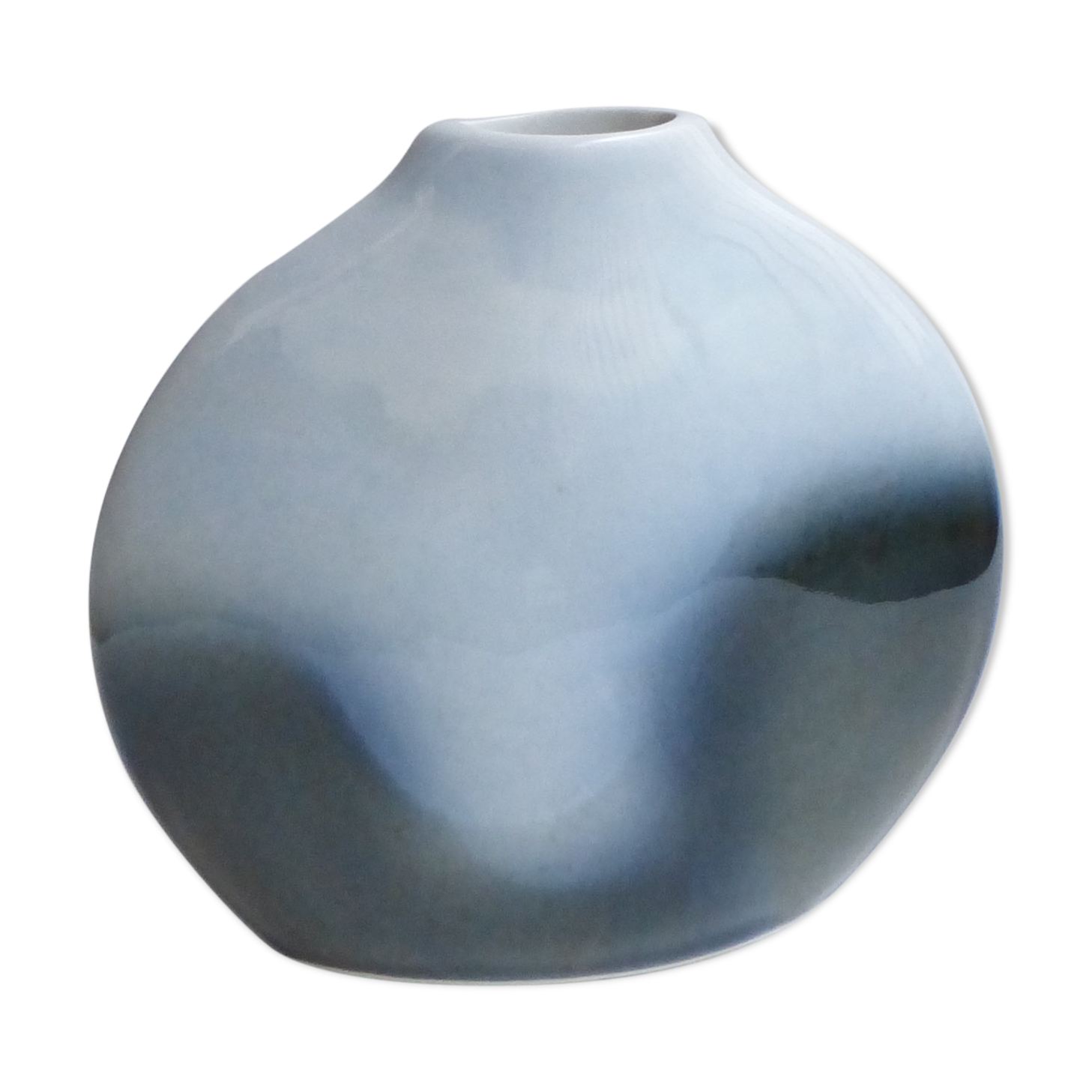 Virebent Porcelain Lenticular Vase 1970's-80's