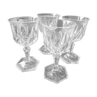 4 Chaumont wine glasses from Cristal d’Arcques