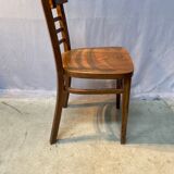 Set of 6 wooden bar chairs