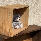 Vintage oak geometric drawer floor