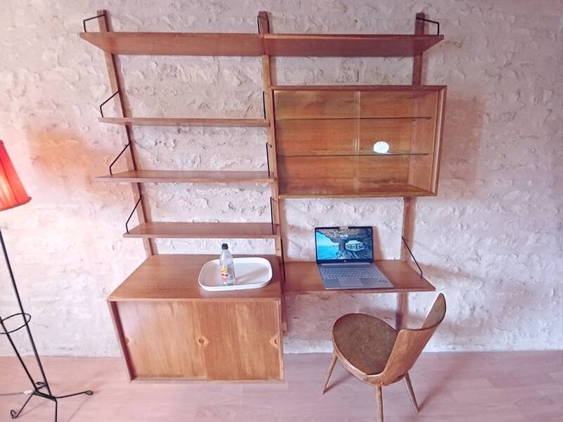 Royal System modular bookcase Poul Cadovius, Denmark 1960