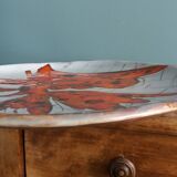 Plate signed Monique Brunner, Pansier, Pottery of the Aquarius, Vallauris